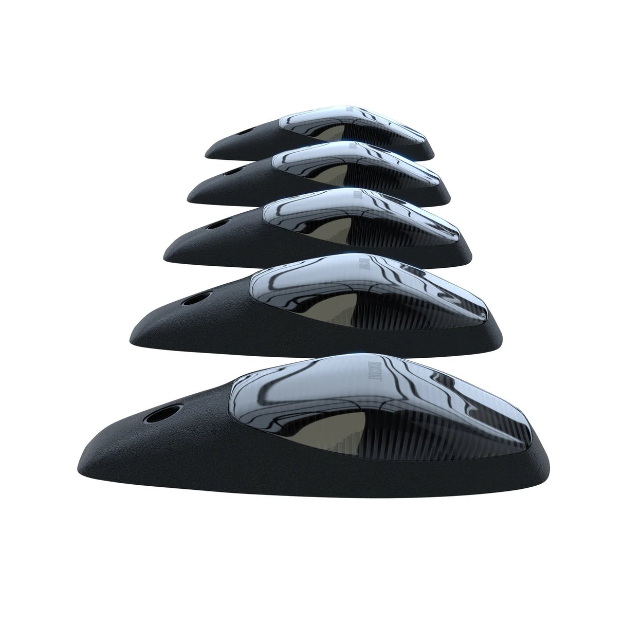 2019-2025 Ram HD 2WAY Smoked White Amber LED Roof Cab Lights