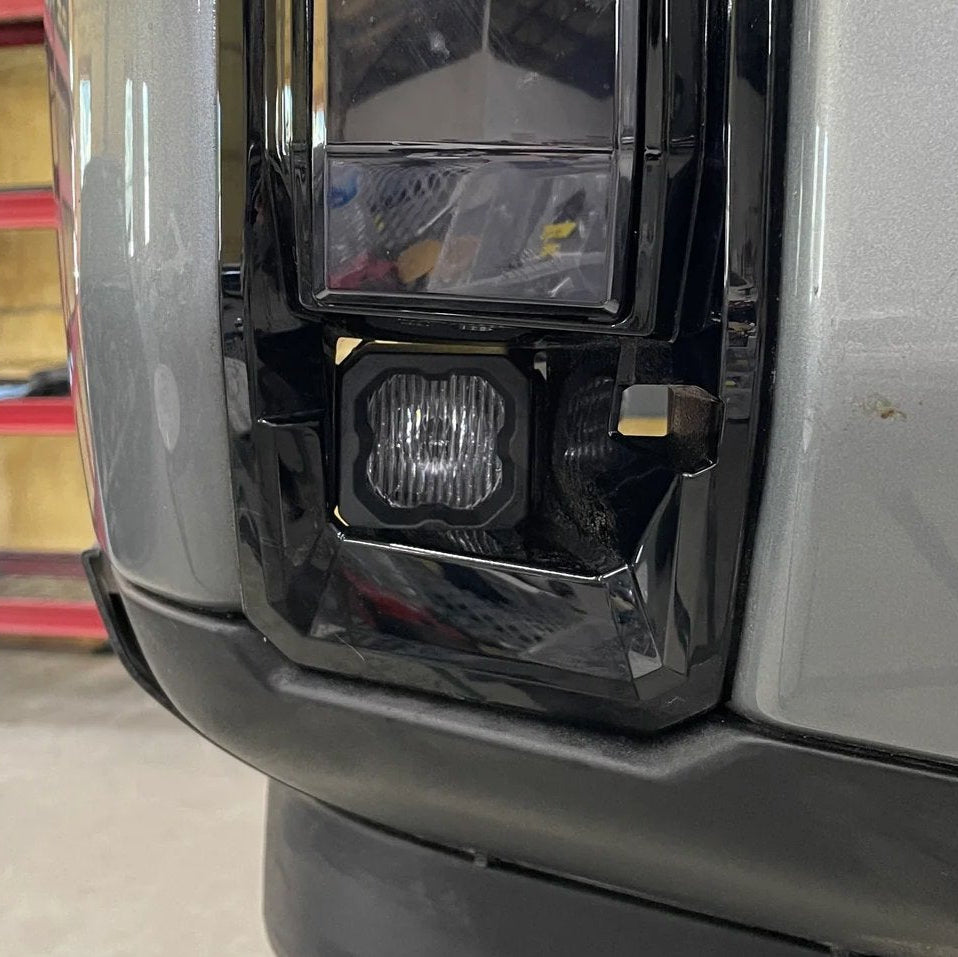 2024-2026+ GMC Sierra HD LED Pod Fog Light + Bracket Kit