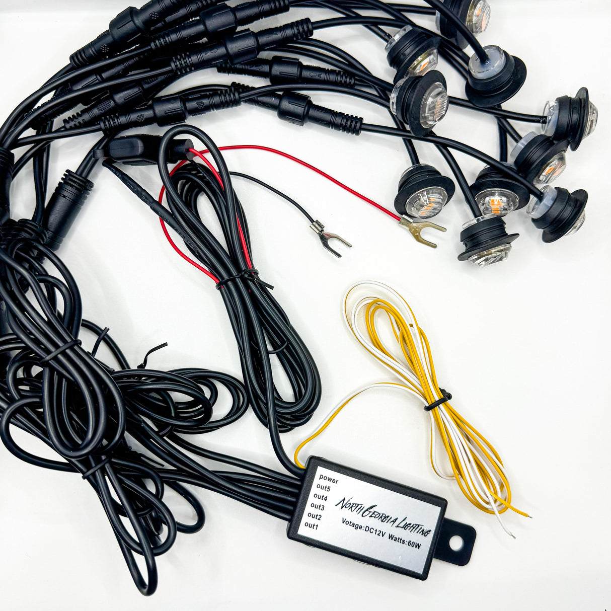 Switchback White Amber LED Truck Valance Accent Lights Kit