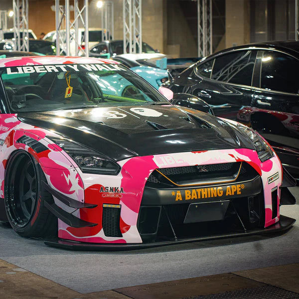 2009-2025+ Nissan GTR NOVA-Series LED Projector Headlights Alpha-Black