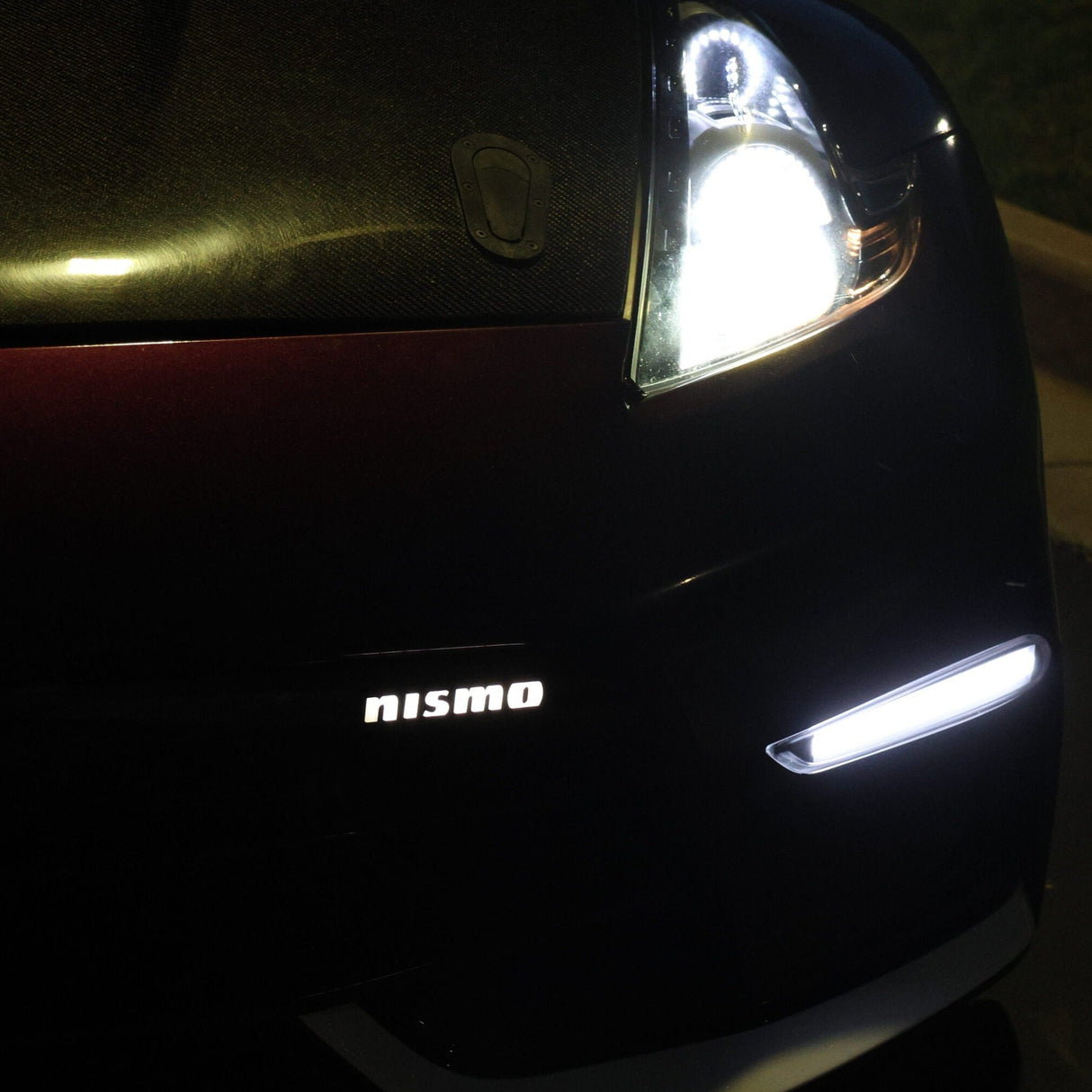 NISMO RGBW Flow Series LED Badge Emblem - Lit Logos