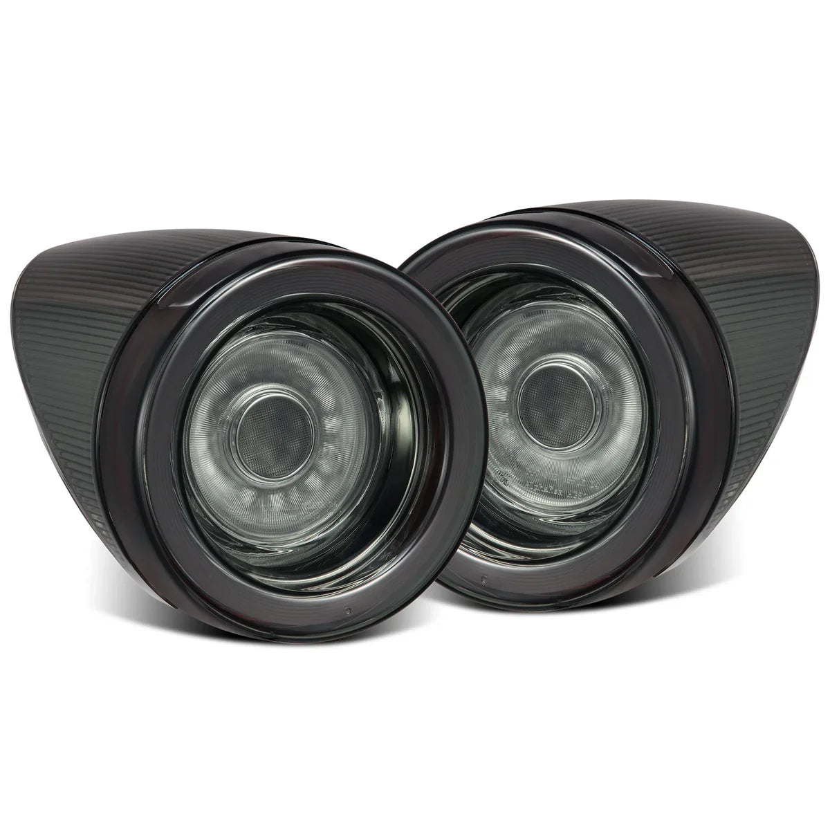 10-15 Ferrari 458 NOVA-Series Prismatic LED Tail Lights Smoke - AutoLEDTech.com