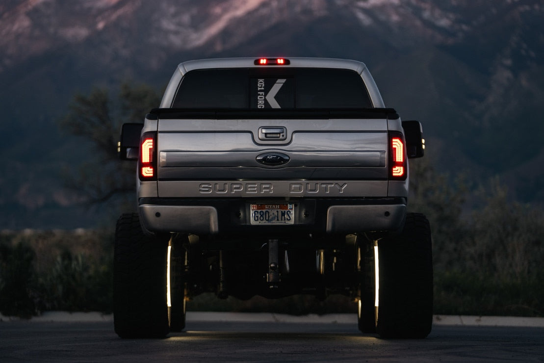 1999-2016 Ford F250 F350 Super Duty Smoked LED 3rd Brake Light