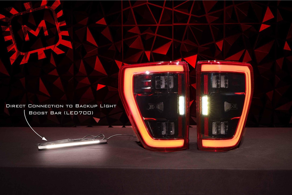 2021-2023 Ford F150 & Raptor Red/Smoked Full LED Tail Lights - Fits all models