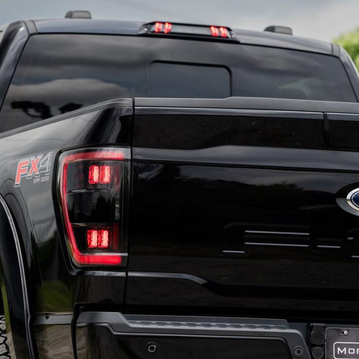 2021-2023 Ford F150 & Raptor Red/Smoked Full LED Tail Lights - Fits all models