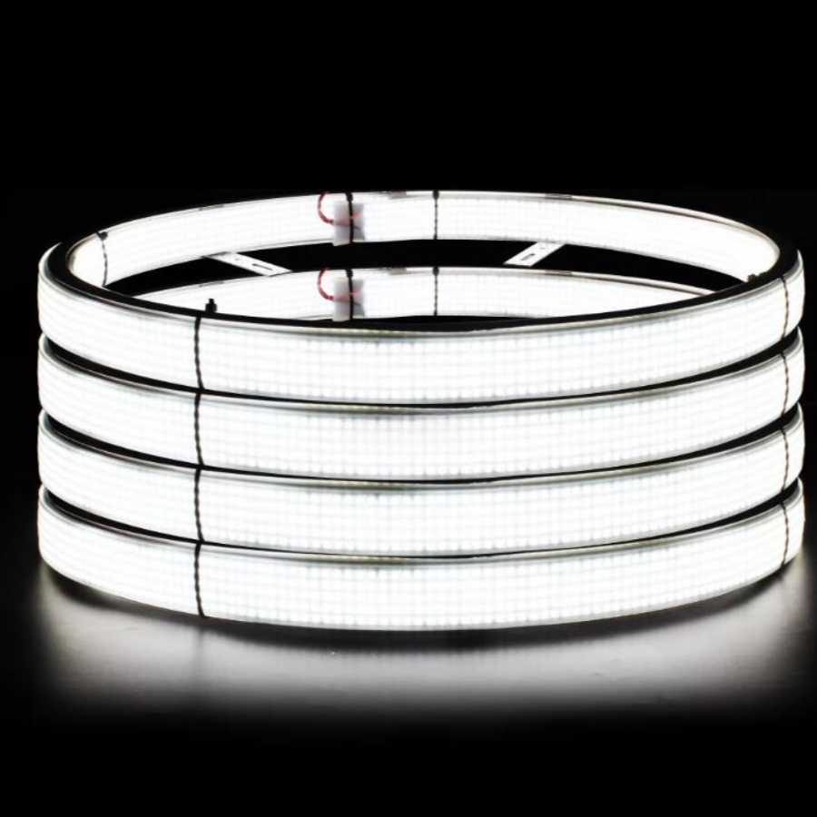 10 ROW ULTRA BRIGHT WHITE LED Wheel Ring Lights Kit