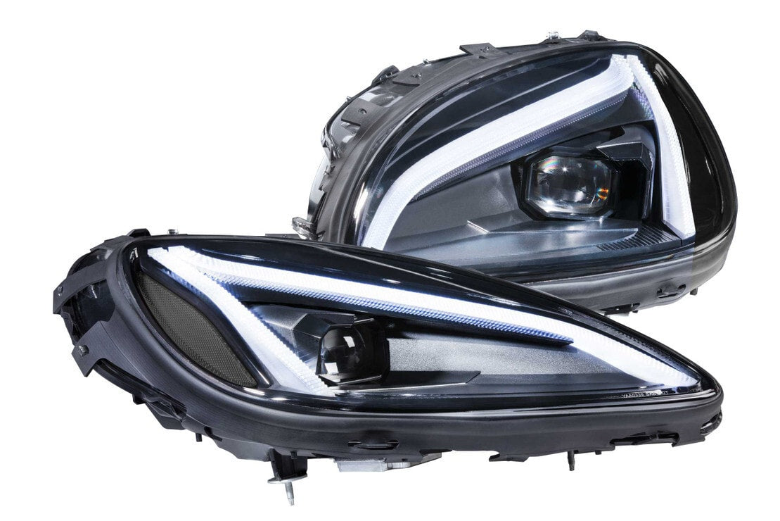 2005-2013 Chevrolet C6 Corvette XB LED DRL Projector Headlights - C8 Design