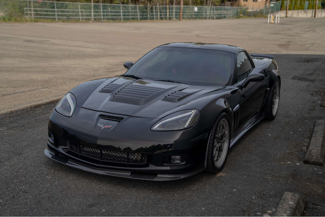 2005-2013 Chevrolet C6 Corvette XB LED DRL Projector Headlights - C8 Design