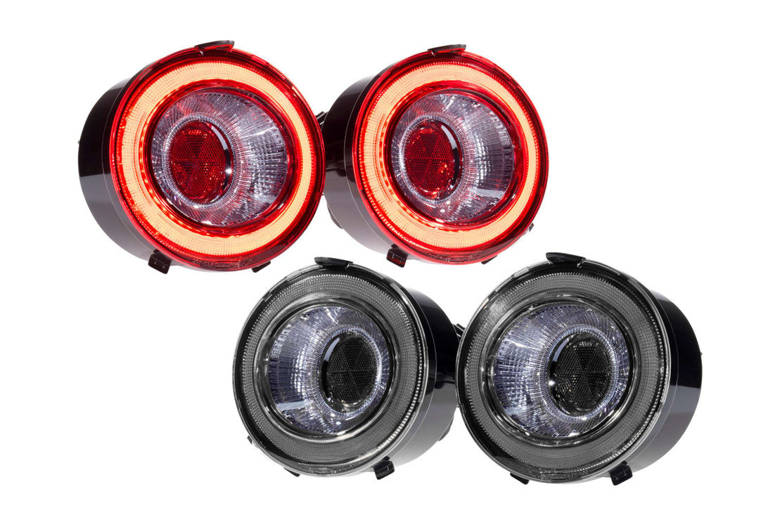 2005-2013 Chevrolet C6 Corvette XB LED DRL Projector Headlights - C8 Design