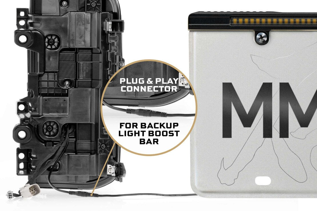 2021+ Ford Bronco Red Smoked XB LED Low Profile Tail Lights