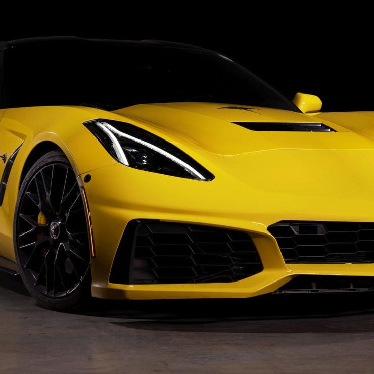 2014-2019 Chevy Corvette FACELIFT LED DRL Projector Headlights - C8 Design