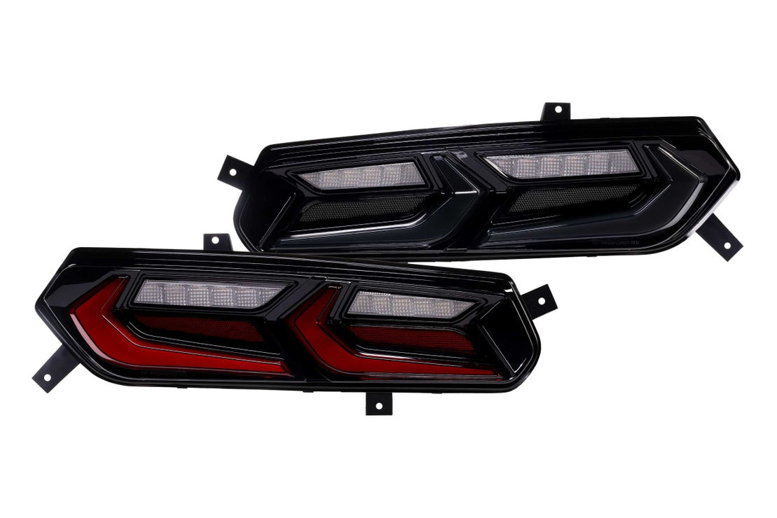 2014-2019 C7 Corvette Red Smoked XB LED Tail Lights Assemblies