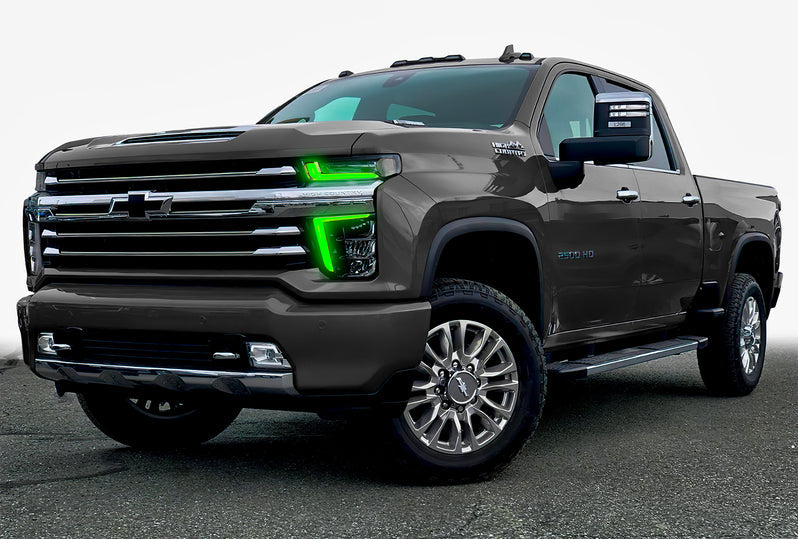 2020-2023 Chevy Silverado HD 2500/3500 RGBW +A LED DRL Boards Kit