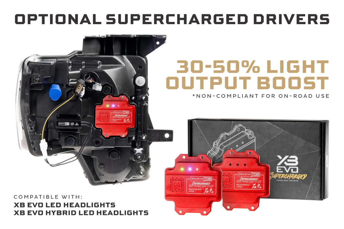 2009-2014 Ford F150/Raptor XB EVO LED DRL Projector Headlights
