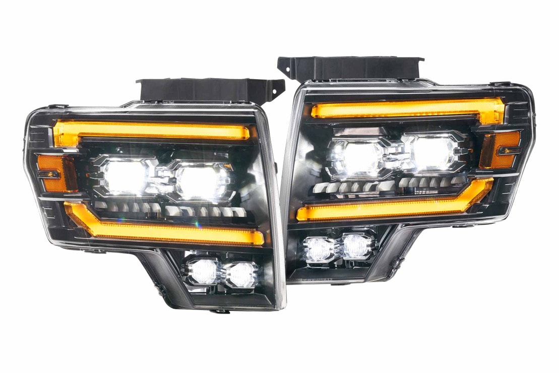 2009-2014 Ford F150/Raptor XB EVO LED DRL Projector Headlights