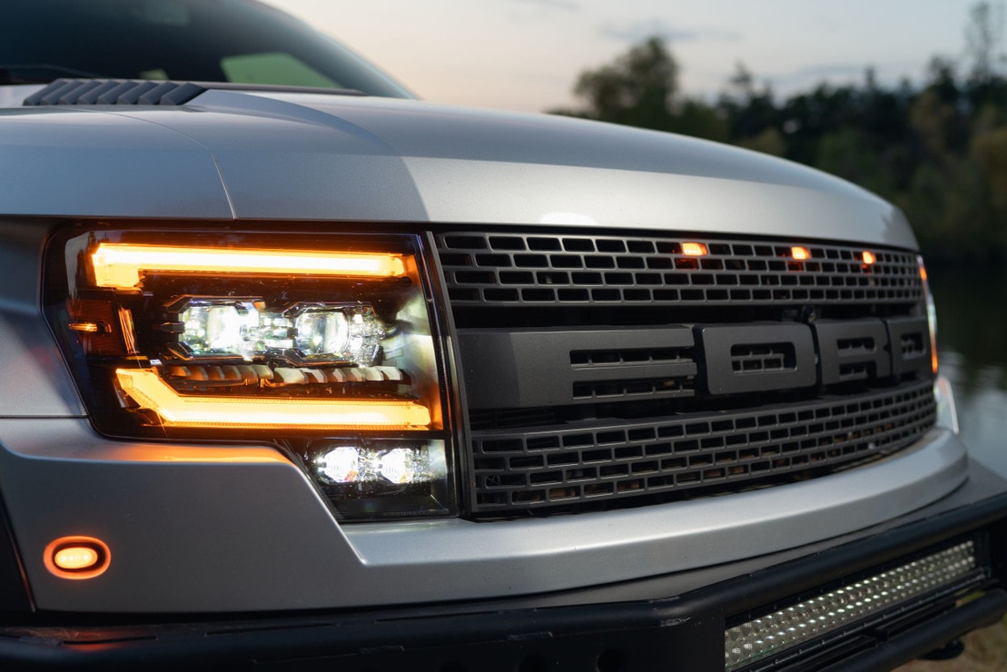 2009-2014 Ford F150/Raptor XB EVO LED DRL Projector Headlights