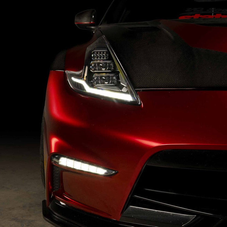 2009-2021 Nissan 370z XRGB EVO LED DRL Projector Headlights - AutoLEDTech.com