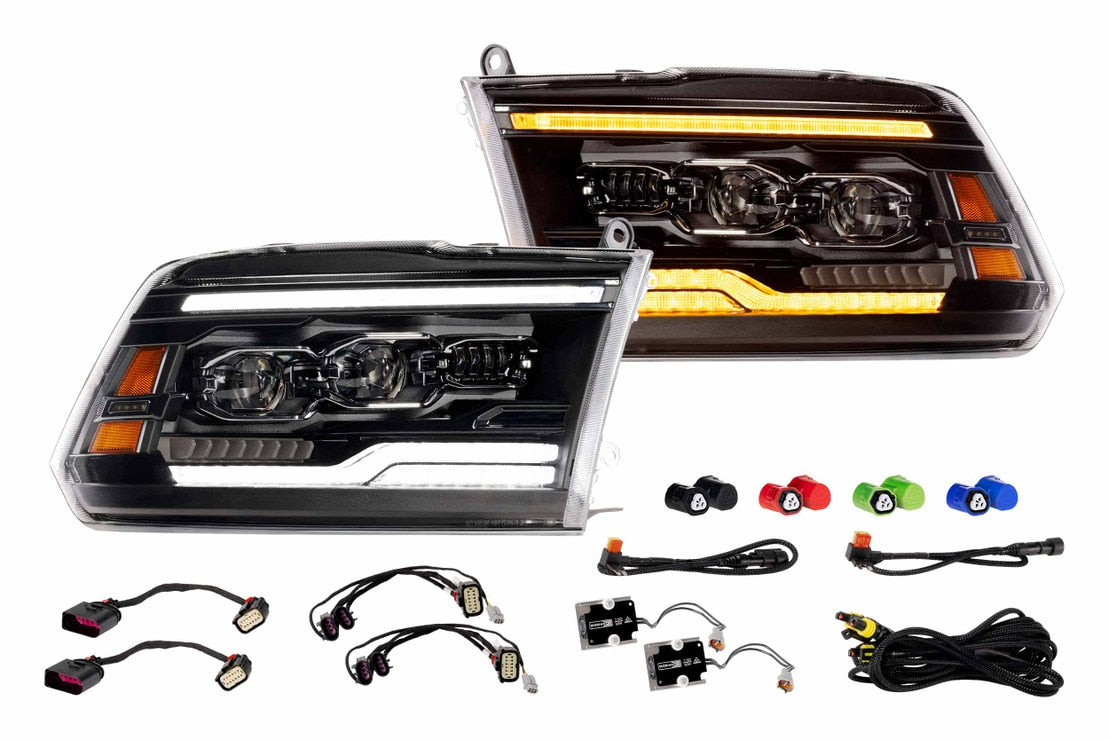 2009-2018 Dodge Ram XB EVO LED DRL Projector Headlights