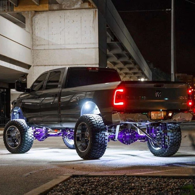 Hyper Pro MAX 104W PURE WHITE LED Rock Lights Pod Kit (9100 Lm)