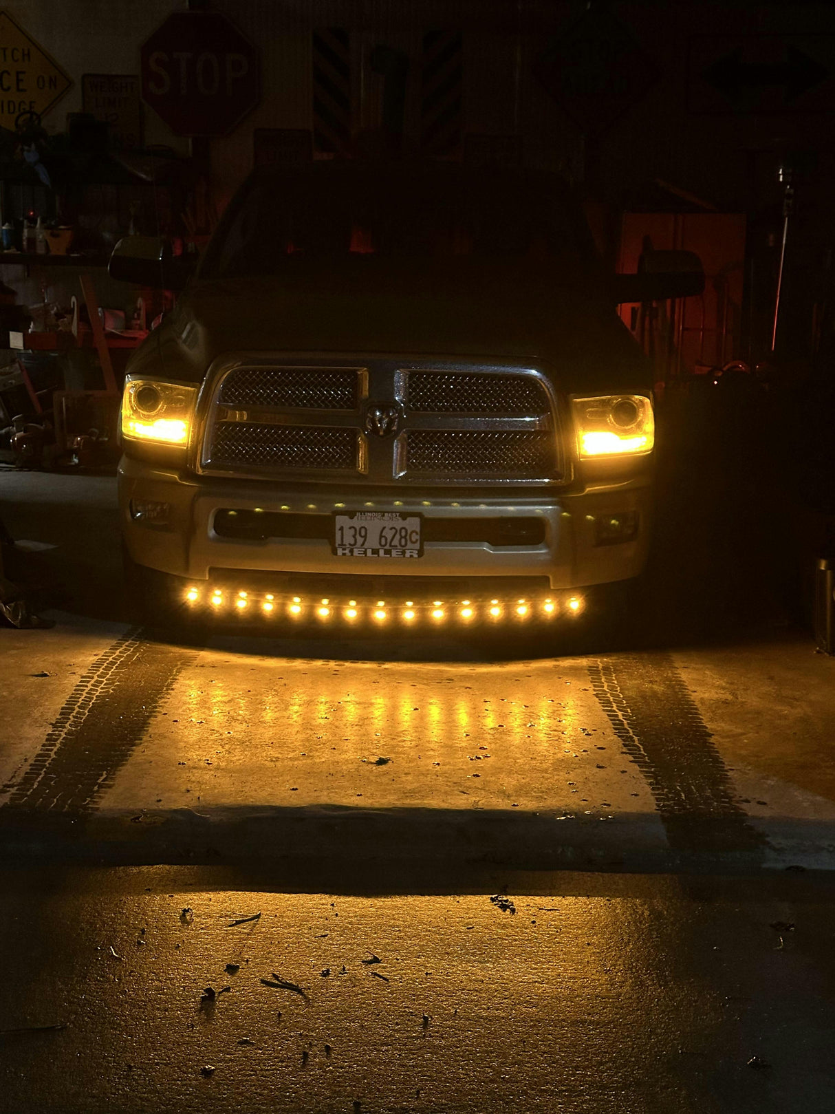 Ford Super Duty LED Front Valance Accent Running Lights Kit
