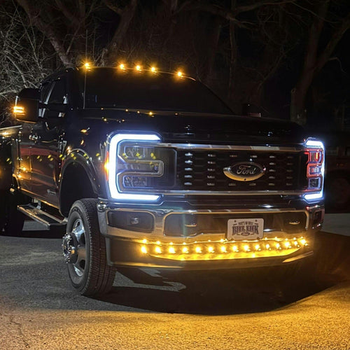 Ford GMC Ram Chevy Universal Truck Front Valance LED Accent Running Lights Kit