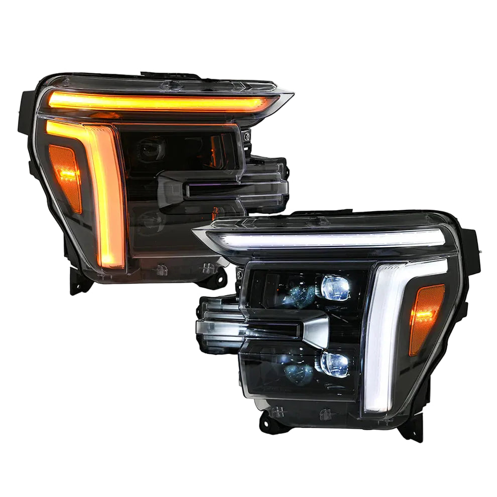 2024-2026 Ford F150 LED Projector Headlights (Lariat King Ranch Platinum Raptor) - AutoLEDTech.com