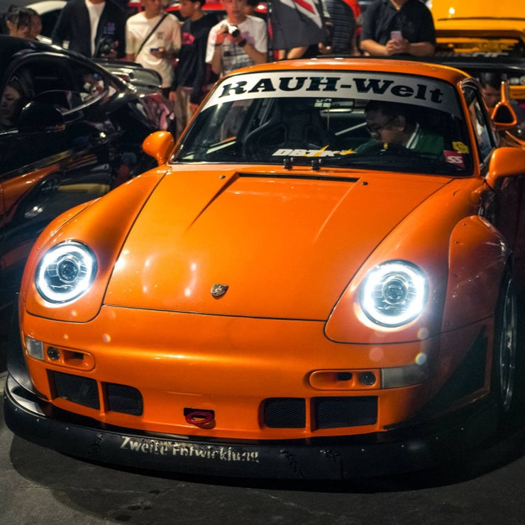 1994-1998 Porsche 993 911 XB LED DRL Projector Headlights - AutoLEDTech.com
