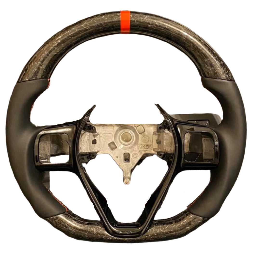 1996-2010 Dodge Viper Custom Carbon Fiber LED Steering Wheel - AutoLEDTech.com