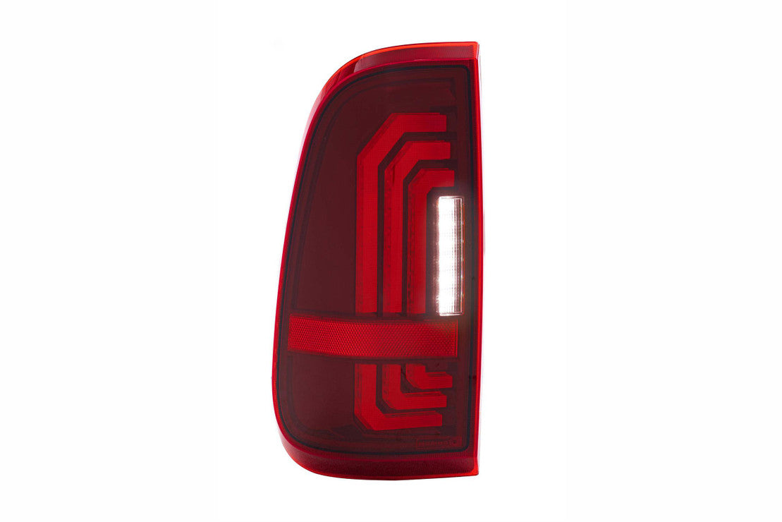 1999-2016 Ford F250 F350 Super Duty Red Smoked LED Tail Lights - AutoLEDTech.com