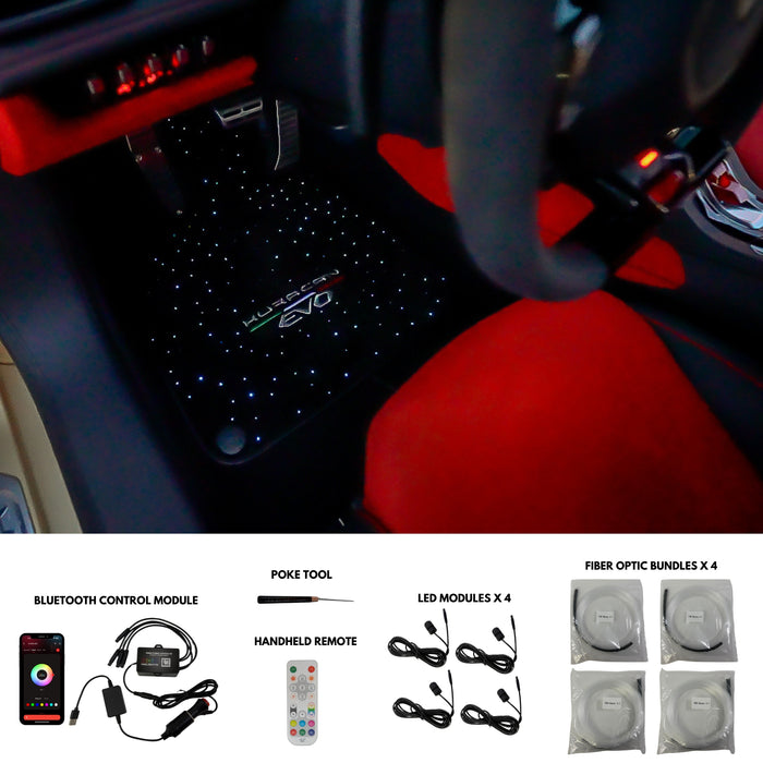 Dodge Charger Challenger Durango RGBW LED Starlight Floor Mats Lights Kit