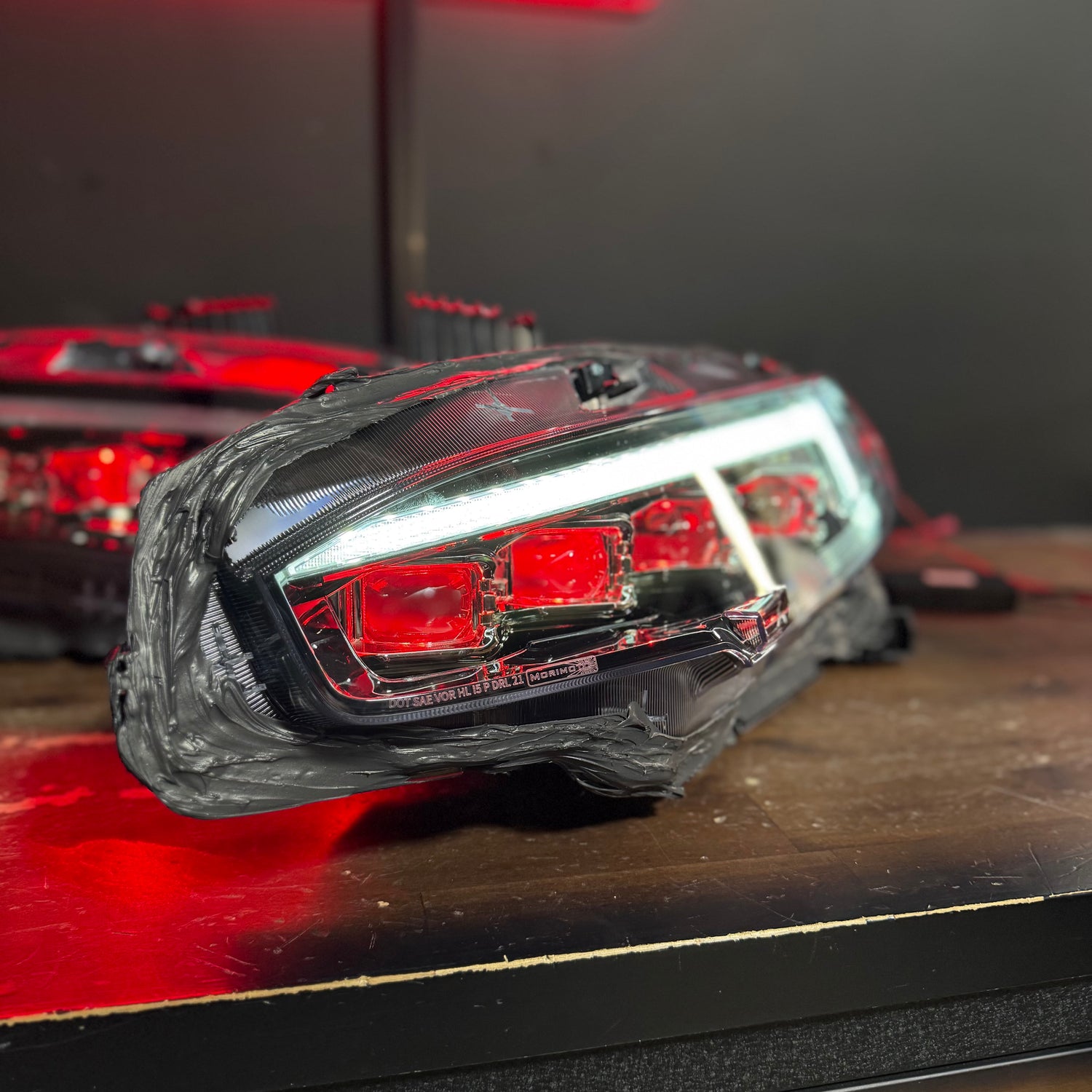 2016-2021 Honda Civic RGBW Flow Series XB LED Projector DRL Headlights