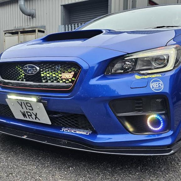 2000-2021 STI RGBW Flow Series LED Badge Emblem - Lit Logos - AutoLEDTech.com