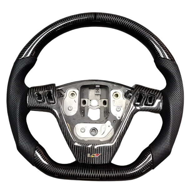 2003-2007 Cadillac CTS XLR STS Carbon Fiber Steering Wheel - AutoLEDTech.com
