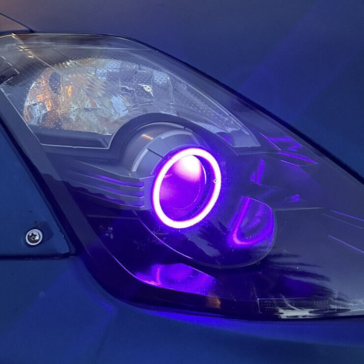 2003-2009 Nissan 350z RGBW Flow Series LED Halo DRL Kit - AutoLEDTech.com