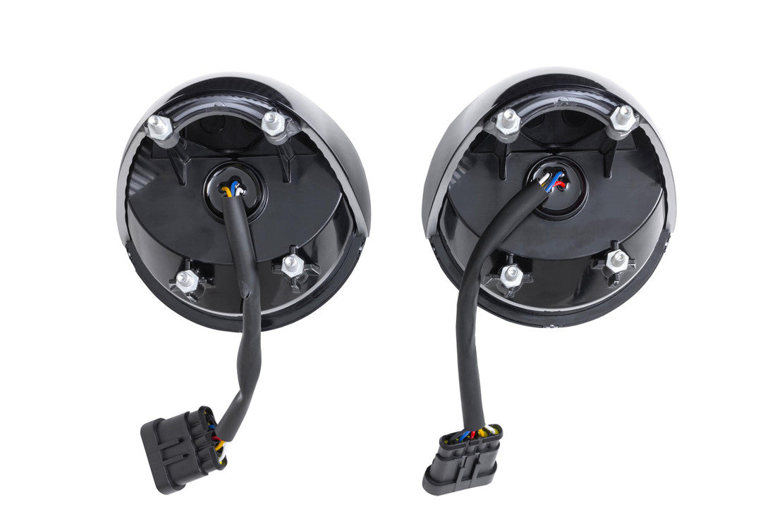 2005-2010 Ferrari F430 Red Smoked LED Tail Light Assemblies - Plug & Play - AutoLEDTech.com