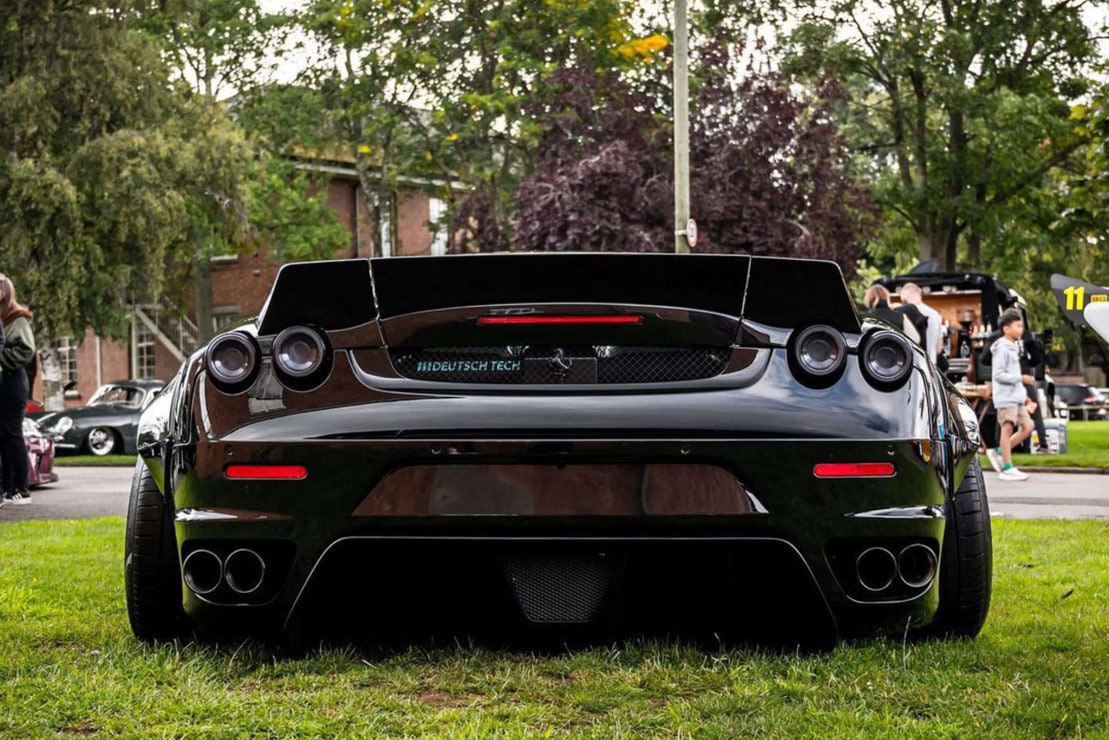 2005-2010 Ferrari F430 Red Smoked LED Tail Light Assemblies - Plug & Play - AutoLEDTech.com