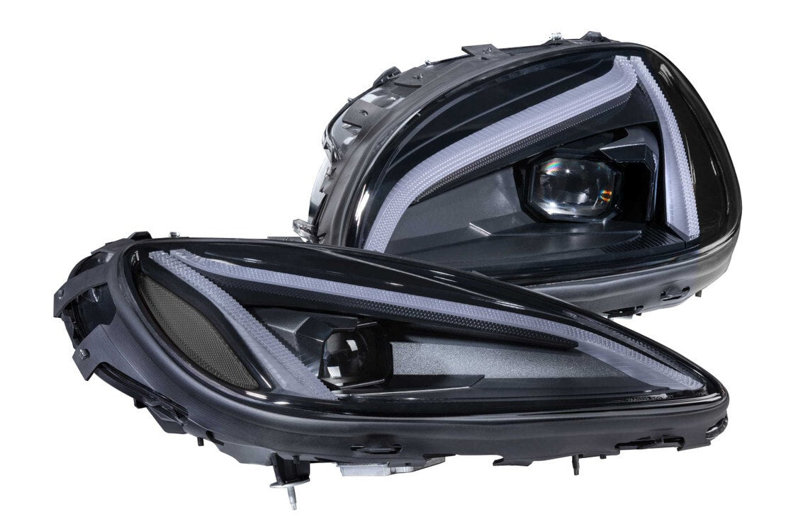 2005-2013 Chevrolet C6 Corvette XB LED DRL Projector Headlights - C8 Design - AutoLEDTech.com