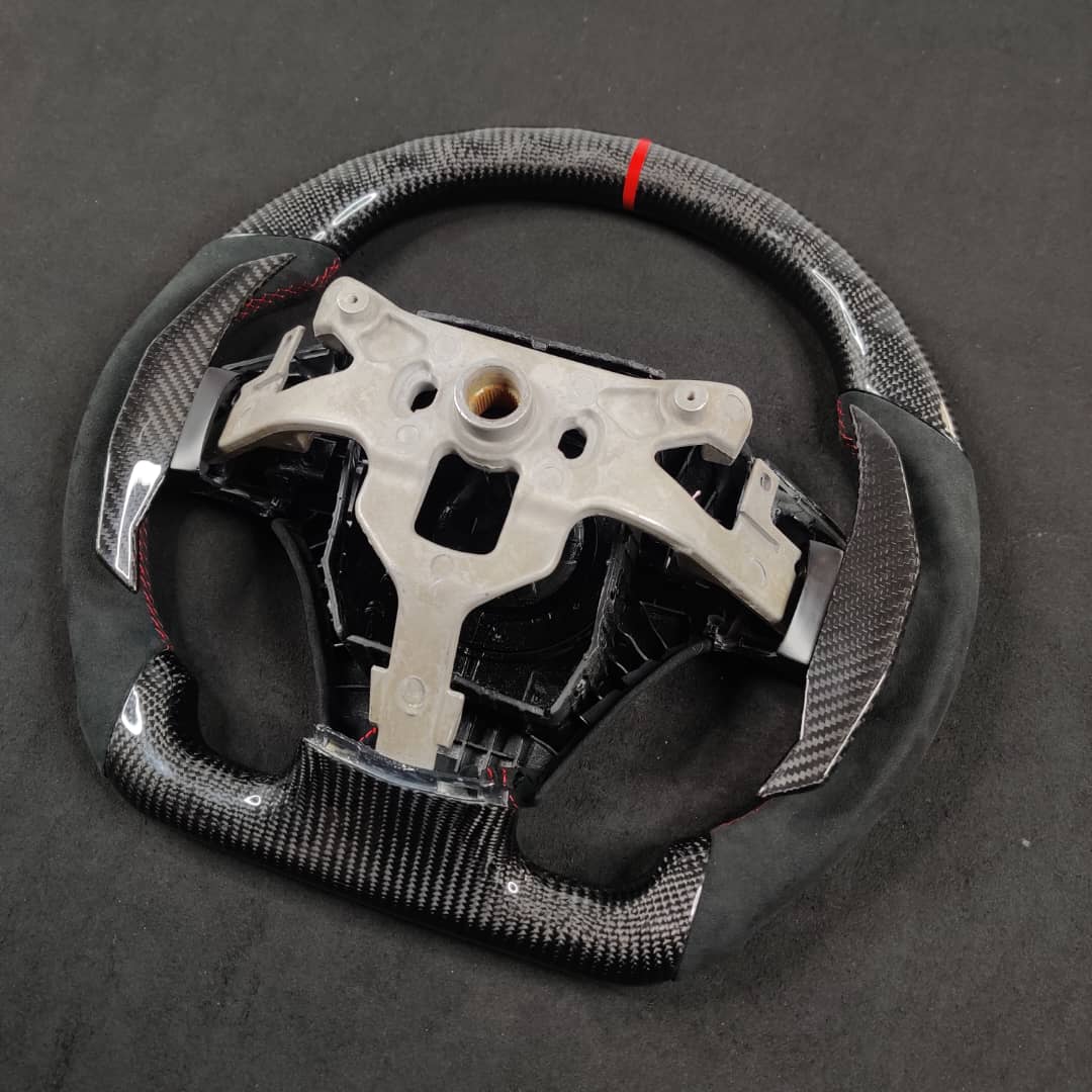 2006-2013 C6 Corvette Custom Carbon Fiber Steering Wheel - AutoLEDTech.com