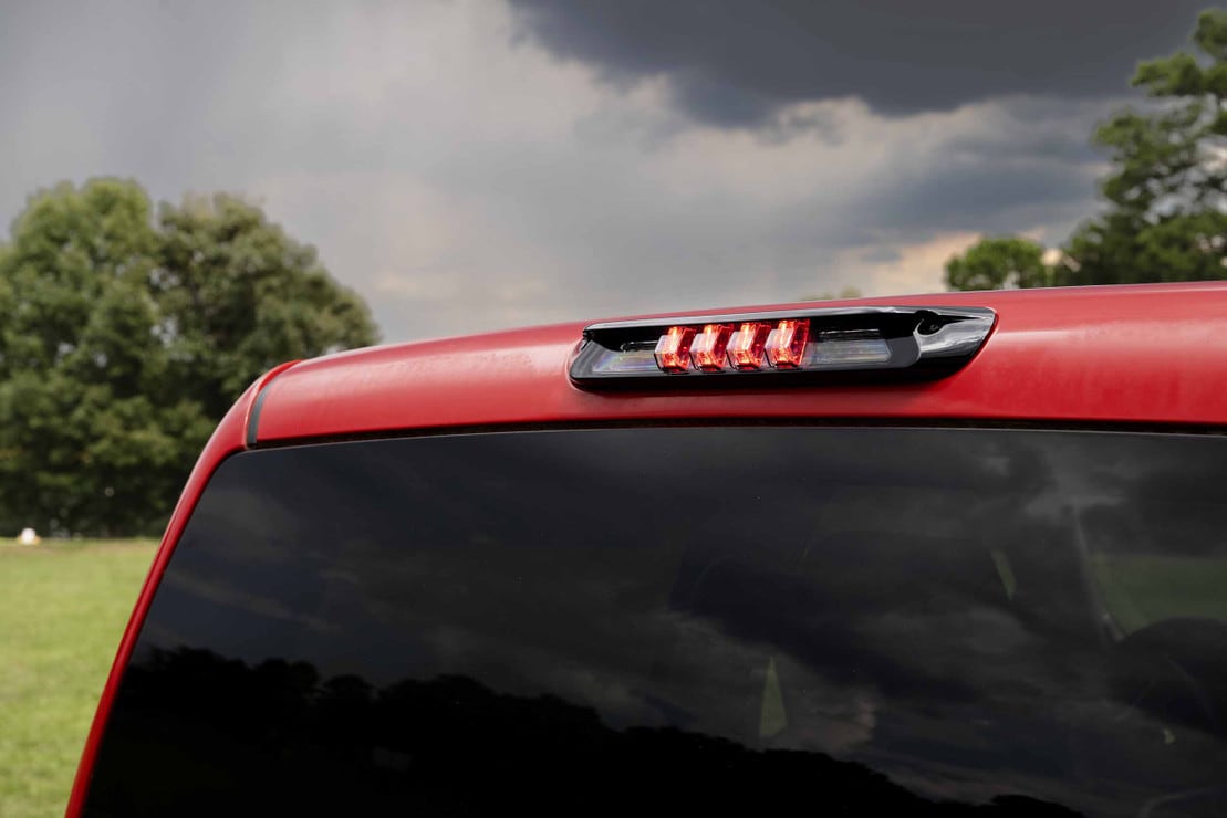 2007-2014 GMC Chevy Sierra Silverado Smoked LED 3rd Brake Light - AutoLEDTech.com