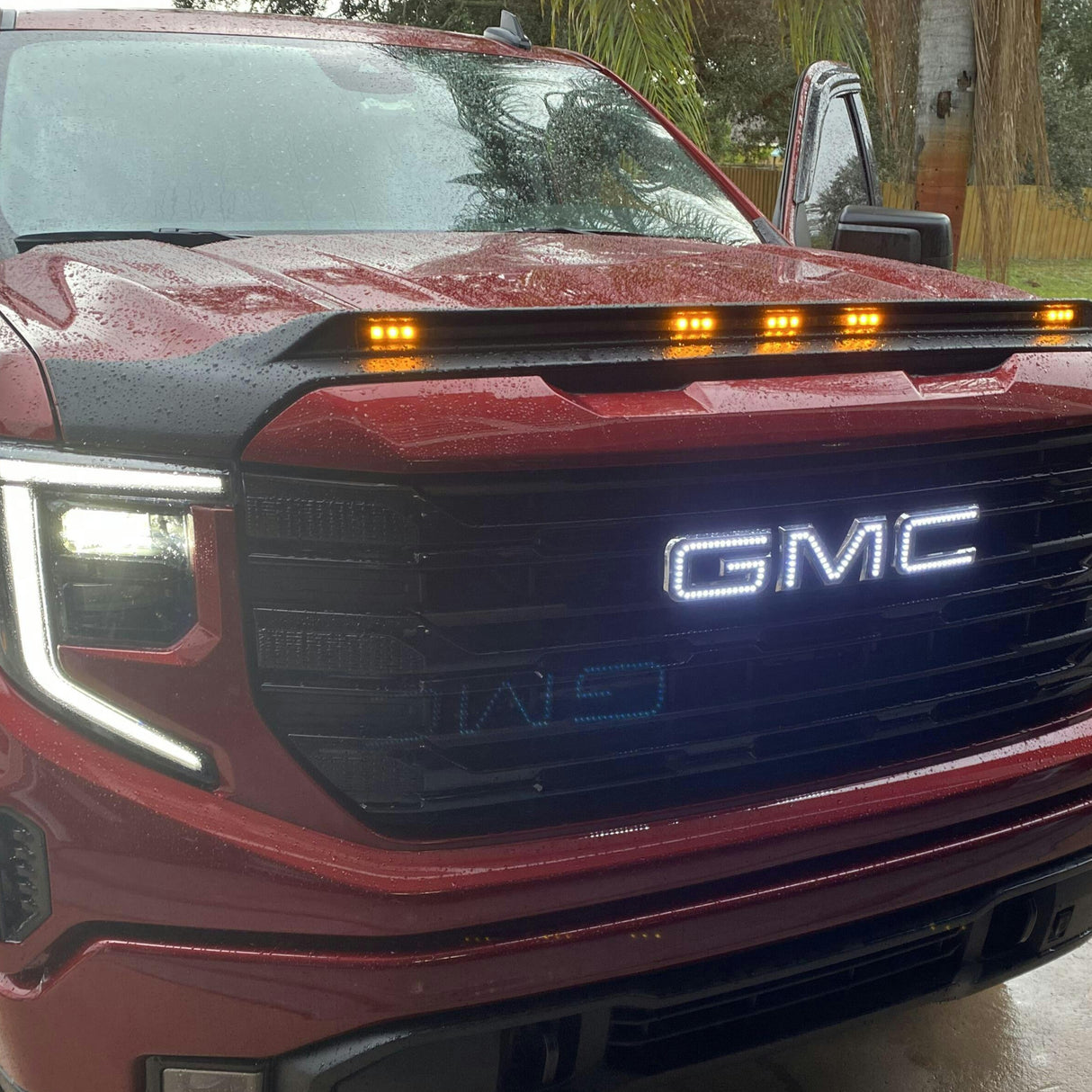 2007-2026+ GMC Sierra Yukon Canyon Illuminated RGBW LED Badge Emblem Logo - AutoLEDTech.com