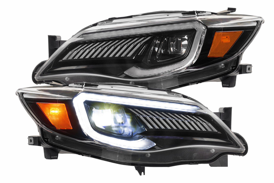 2008-2014 Subaru WRX & STI LED DRL Projector Replacement Headlights - AutoLEDTech.com