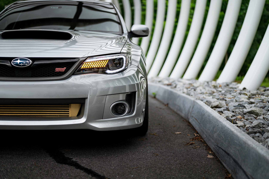 2008-2014 Subaru WRX & STI LED DRL Projector Replacement Headlights - AutoLEDTech.com
