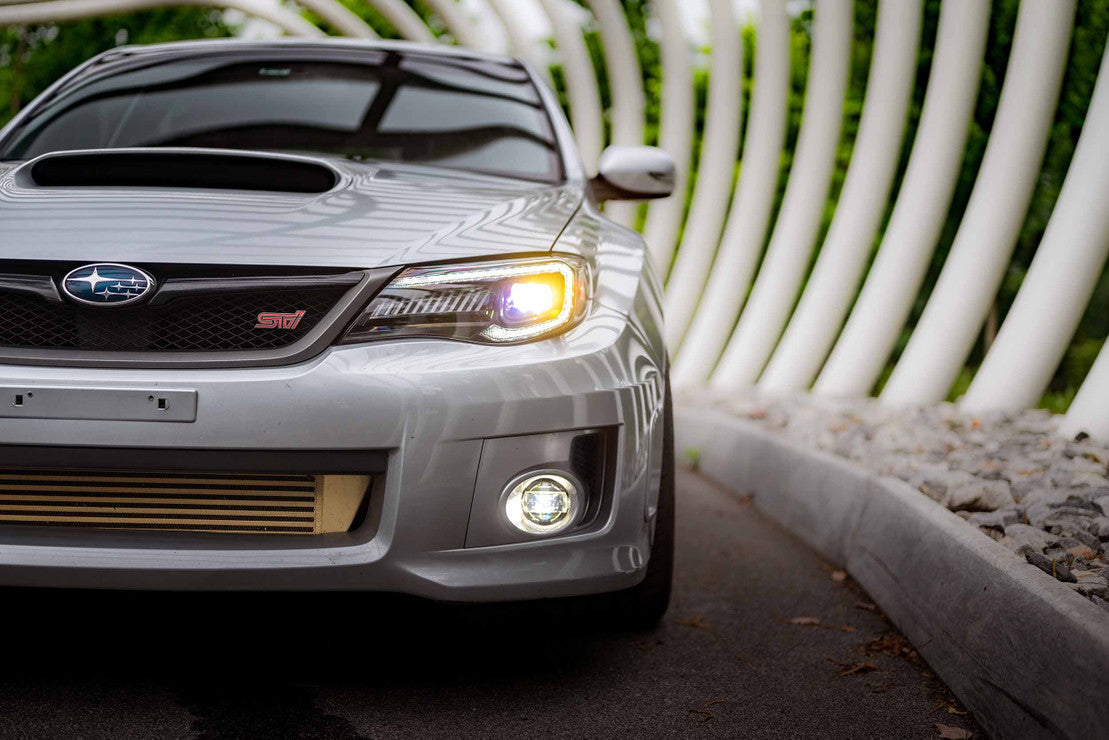 2008-2014 Subaru WRX & STI LED DRL Projector Replacement Headlights - AutoLEDTech.com