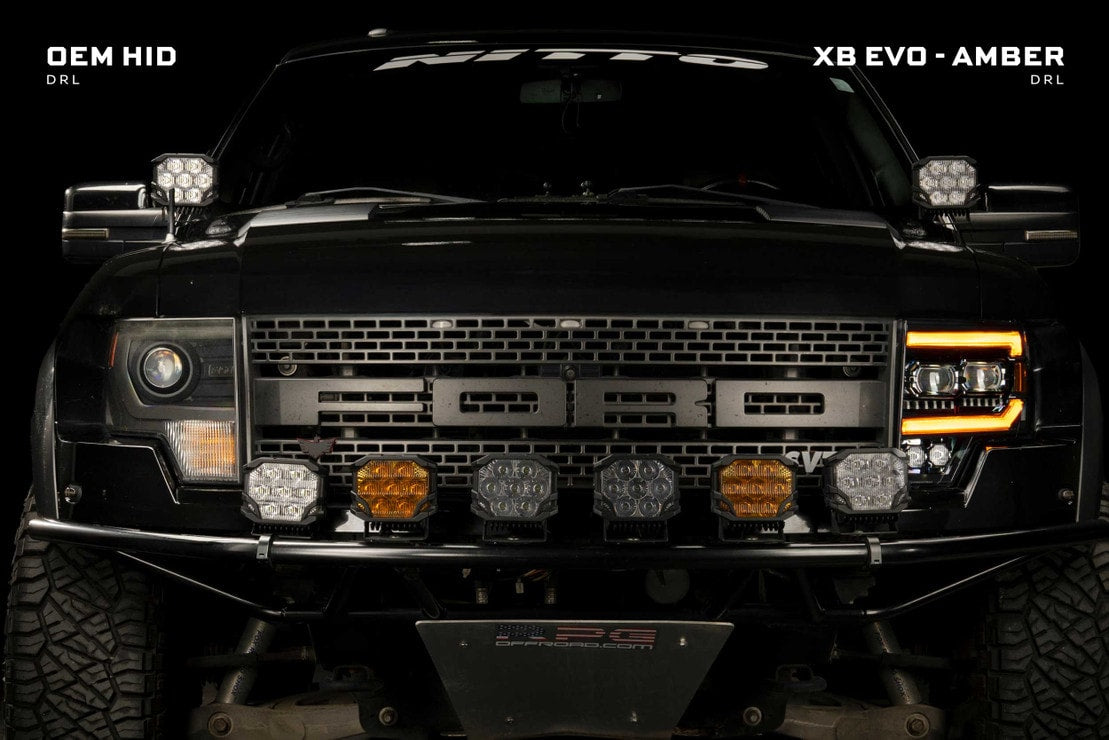 2009-2014 Ford F150/Raptor XB EVO LED DRL Projector Headlights - AutoLEDTech.com