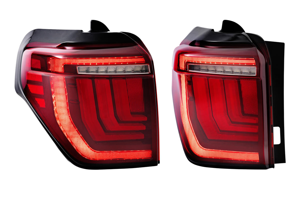 2010-2024 Toyota 4Runner Red Smoked LED Tail Lights - AutoLEDTech.com