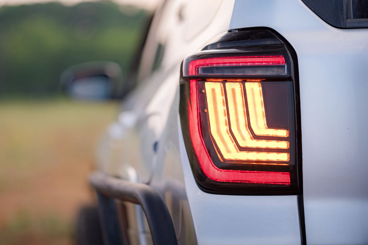 2010-2024 Toyota 4Runner Red Smoked LED Tail Lights - AutoLEDTech.com