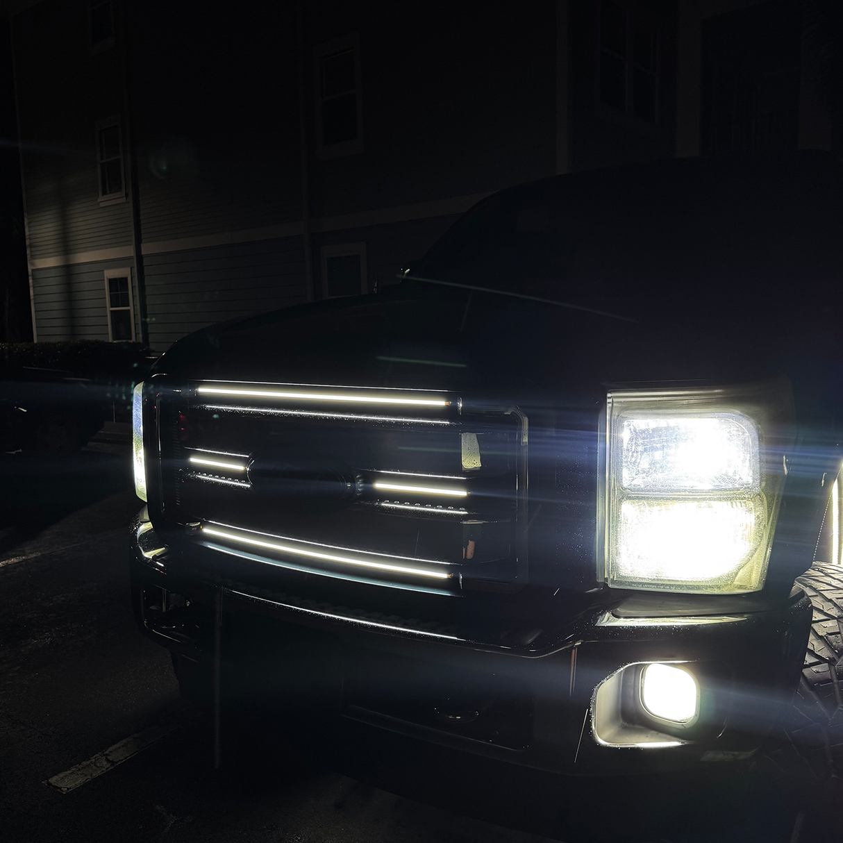 2011-2016 Ford Super Duty F250 F350 LED Grill Accent Lights Kit - AutoLEDTech.com