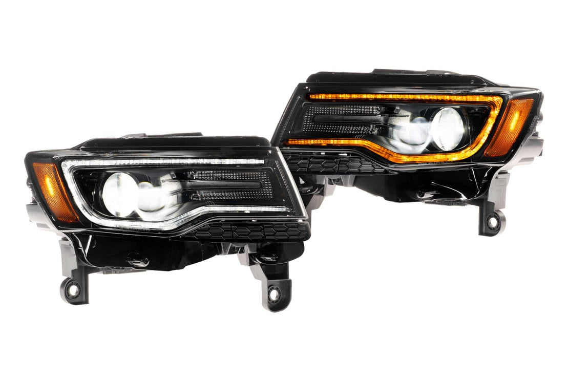 2011-2022 Jeep Grand Cherokee WK2 RGBW Flow Series LED DRL Headlights - AutoLEDTech.com
