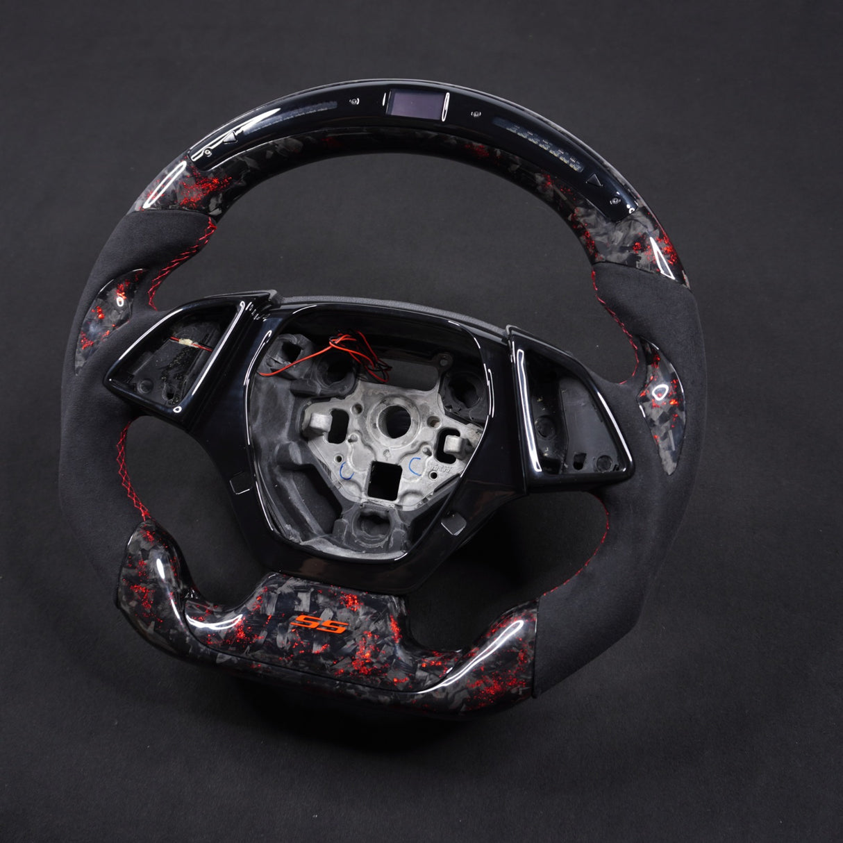 2016-2024 Chevrolet Camaro Custom Carbon Fiber Steering Wheel - AutoLEDTech.com