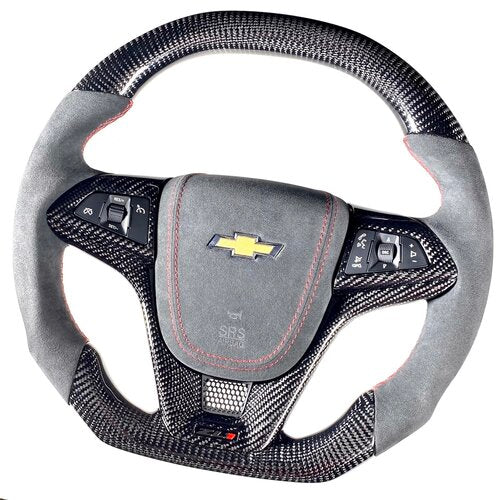 2012-2015 Trans Am Camaro Firebird Custom Carbon Fiber Steering Wheel - AutoLEDTech.com